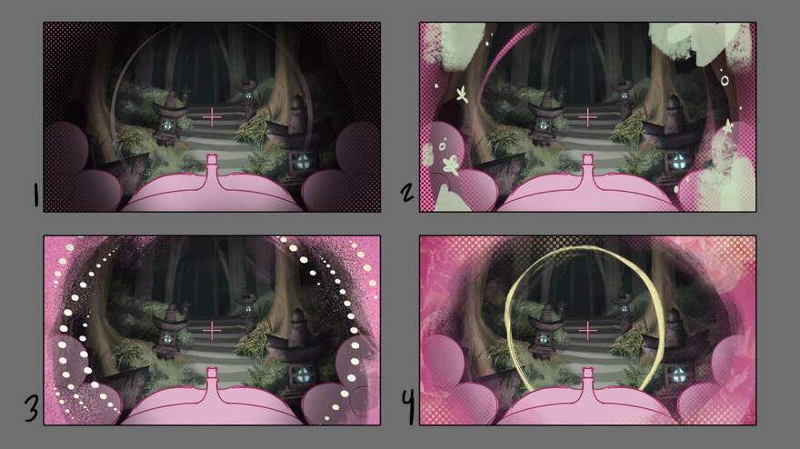 Crosshair iterations