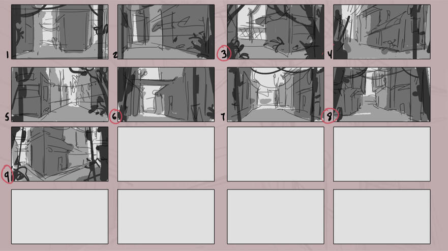 Environment sketches